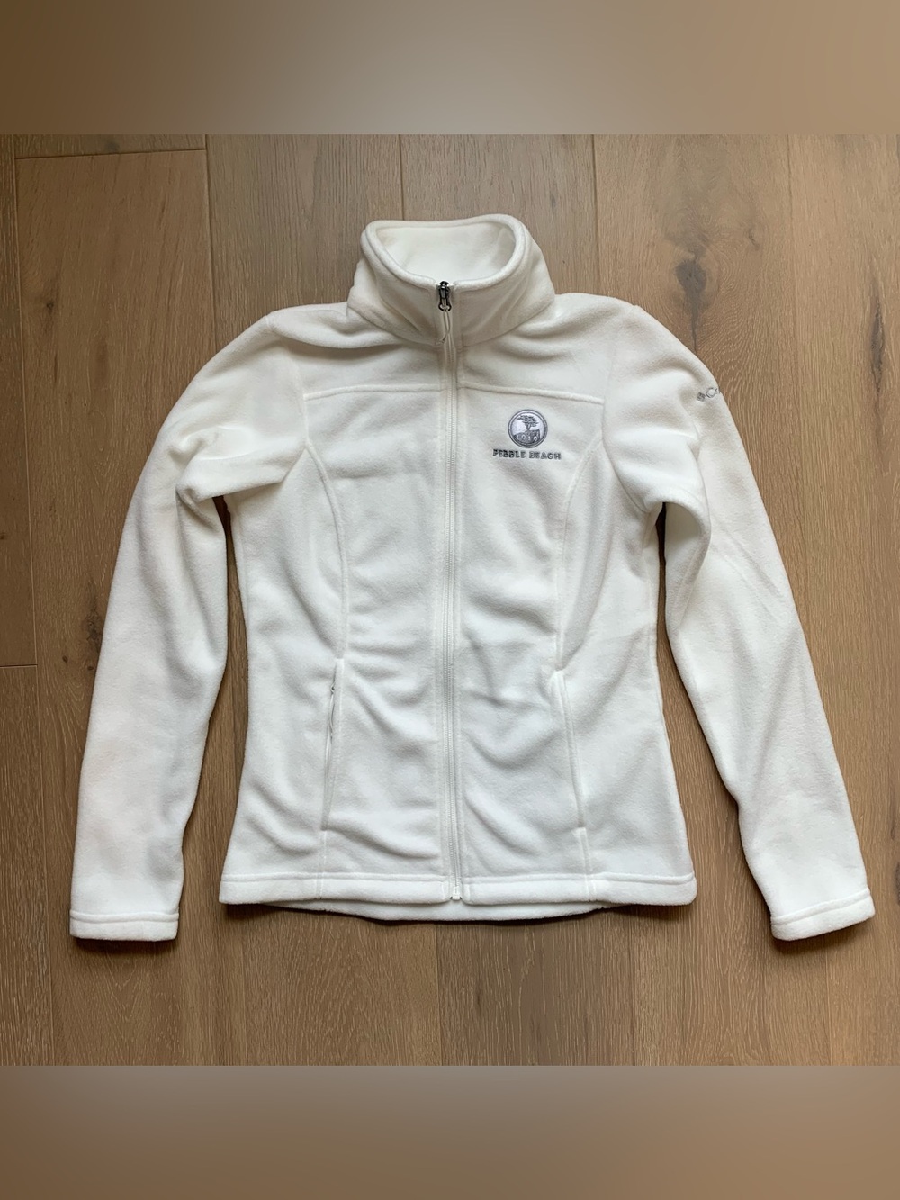 Columbia Pebble Beach Golf Women's Full-Zip Fleece Jacket White XS